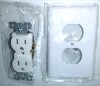 Elegrp 15 Amp Tamper-Resistant Duplex Outlet with Plate, White New In Box $79 - 2