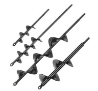 Vevor Auger Drill Bits for Planting Set of 4 Garden Auger Drill Bit Spiral Drill Bit for Post Hole Digger Bulbs New In Box $79