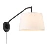 Golden Lighting Ryleigh 0.75 in. 1-Light Matte Black Sconce New In Box $199