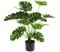 Toopify 28" Fake Plants Large Artificial Floor Faux Plant Indoor Tall for Home Office Living Room Outdoor Decor $79