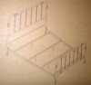 DHP Jenny Lind Kids Metal Bed Frame with Headboard, Full, White, New in Box $399 - 2