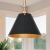 Uolfin Modern Farmhouse Dome Kitchen Island Pendant Lighting Taine 1-Light Black & Brass Bell Pendant Light with Metal Shade / Hampton Bay Talullah 1-Light Oil Rubbed Bronze Pendant Lighting with Gold Interior New In Box Assorted $229