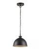 Uolfin Modern Farmhouse Dome Kitchen Island Pendant Lighting Taine 1-Light Black & Brass Bell Pendant Light with Metal Shade / Hampton Bay Talullah 1-Light Oil Rubbed Bronze Pendant Lighting with Gold Interior New In Box Assorted $229 - 2