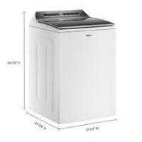 Whirlpool 5.3 cu. ft. Top Load Washer with 2 in 1 Removable Agitator in White $1299