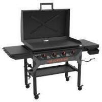 Blackstone 36" Culinary Omnivore Griddle with Side Table and cabinet $799