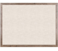 U Brands Linen Bulletin Board, Wood Frame, 4' x 3' (4894U00-01) New In Box $229