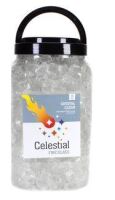 Celestial Fire Glass - Crushed, Clear (1/2" to 3/4") | 10 Pound Jar / Tropical Blue / Assorted New Shelf Pull $79