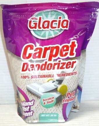 Glacia Carpet Deodorizer Island Mist Scent 20 oz New