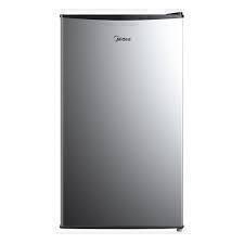 Midea Compact Refrigerator, 3.3 cu ft, in Stainless Steel New Floor Model On Working $399