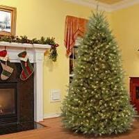 National Tree Company 7.5 ft. PowerConnect Dunhill Fir Artificial Christmas Tree with Dual Color LED Lights, New Shelf Pull $699