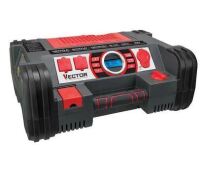 Vector 1200 Peak Amp Automotive Jump Starter, Portable Power - 10W USB Port, 500W Inverter, 120 PSI Air Compressor $219