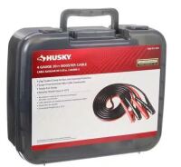 Husky 20 ft. 4-Gauge UL Booster Cable in Hard Case New $79