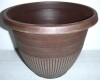 Southern Patio 12 in. Rene Bark Brush Plastic Planter New $79 - 2