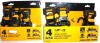 Dewalt DXBC30004 - 1.25 in. x 16 ft. Ratchet Tie Down Straps 3000 lbs. Break Strength (4-Pack) / Dewalt DXBC15004 - 1.0 in. x 12 ft. Ratchet Tie Down Straps 1500 lbs. Break Strength (4-Pack) New Shelf Pull Assorted $79 - 2