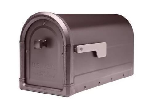 Architectural Mailboxes 5006273 Roxbury Galvanized Steel Post Mounted Rubbed Bronze Mailbox New In Box $119