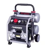 Husky 4.5 Gal. 175 PSI Portable Electric Quiet Air Compressor On Working $399