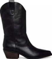 Steve Madden Pair of Ladies Western Boot - Black Leather - New In Box Size 9 $159.99