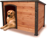 Liyahuia Large Wooden Dog House Outdoor Weatherproof Dog Houses for Large Dogs Outside Indoor Doghouse Large Breed Dog Kennel for Winter with Raised Feet $299