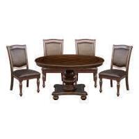 Homelegance Lexicon Lordsburg 5-Piece Traditional Wood Dining Set (4 Boxes) New in Box $1599