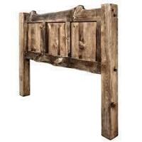 Kapena Live Edge Panel Headboard King Size New Floor Model $3199