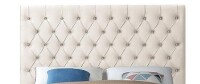 Meridian Furniture Cruz Collection Modern | Contemporary Velvet Upholstered Headboard King Size New Shelf Pull $699