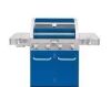 Monument Grills 4-Burner Propane Gas Grill in Blue with Clear View Lid $699