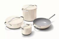 Caraway Home 8pc Cookware Set in Cream New In Box $499