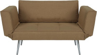 Novogratz 2042359 Leyla Loveseat, Tan, New in Box $399