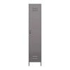 Ameriwood Home Bentley Single Metal Locker Cabinet, Graphite Gray, New in Box $299