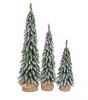 Member's Mark Pre-Lit Flocked Alpine Trees, Set of 3 New In Box $199