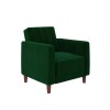 DHP Pin Tufted Accent Chair, Green Velvet, New in Box $399