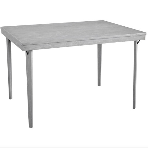 COSCO 3'8" x 2'8" Rectangle Wood Folding Dining Table, Gray Woodgrain, New in Box $399