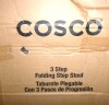 Cosco 11402CLGG2 Big Folding Stool, 3-Step, Gray, New in Box $199 - 2