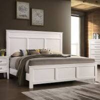 New Classic® Home Furnishings Andover White Eastern King Panel Bed (2 Boxes) New in Box $899