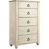 Signature Designs by Ashley Willowton 5 Drawer Chest New In Box $599