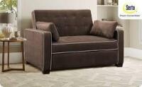 Serta Monroe Queen Size Convertible Sleeper Sofa in Java New in Box $999