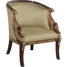 Maitland Smith Swan Wide Barrel Chair New $1599