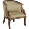 Maitland Smith Swan Wide Barrel Chair New in Box $1599