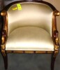 Maitland Smith Swan Wide Barrel Chair New $1599 - 2