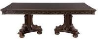 Homelegance Catalonia Rectangular Pedestal Dining Table in Cherry 1824-112 (2 Boxes) New In Box $1999