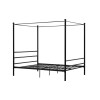 Mainstays Metal Canopy Bed, Queen, Black, New in Box $299