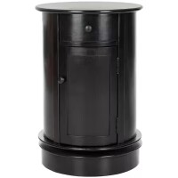 SAFAVIEH Tabitha Distressed Black Storage End Table, New in Box $299