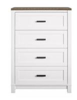 Ameriwood Home Chapel Hill Modern Farmhouse 4 Drawer Dresser $399