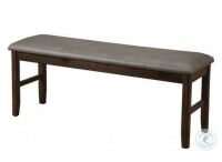 Alpine Emery Gray Bench with Eco Leather Material $309