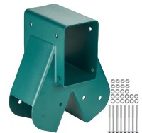 Vevor A-Frame Middle Swing Set Brackets Heavy-Duty Carbon Steel Swing Set Hardware DIY Bracket Swing Set Kit for 2 Legs Cyan New In Box $39