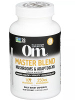 OM - Master Blend Mushrooms & Adaptogens Help Support: Immune Health, Vitality and Stress Relief, 84 count New Best by 9/2025