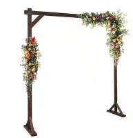 Karl Home 85.8 in. x 87.4 in. Granden Wooden Wedding Arbor New In Box $199