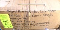 Bambini Bamboo Label Holder 6" X 5MM 2500 Per Case