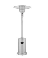 Hampton Bay 48000 BTU Stainless Steel Propane Standing Patio Heater with Wheels $399