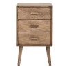 SAFAVIEH Pomona Brown 3-Drawer End Table, New in Box $299